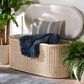 Baxton Studio Barid Oval Storage Bench in Natural, , large