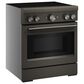 KitchenAid 30" Induction Commercial Range in Black Ore, , large