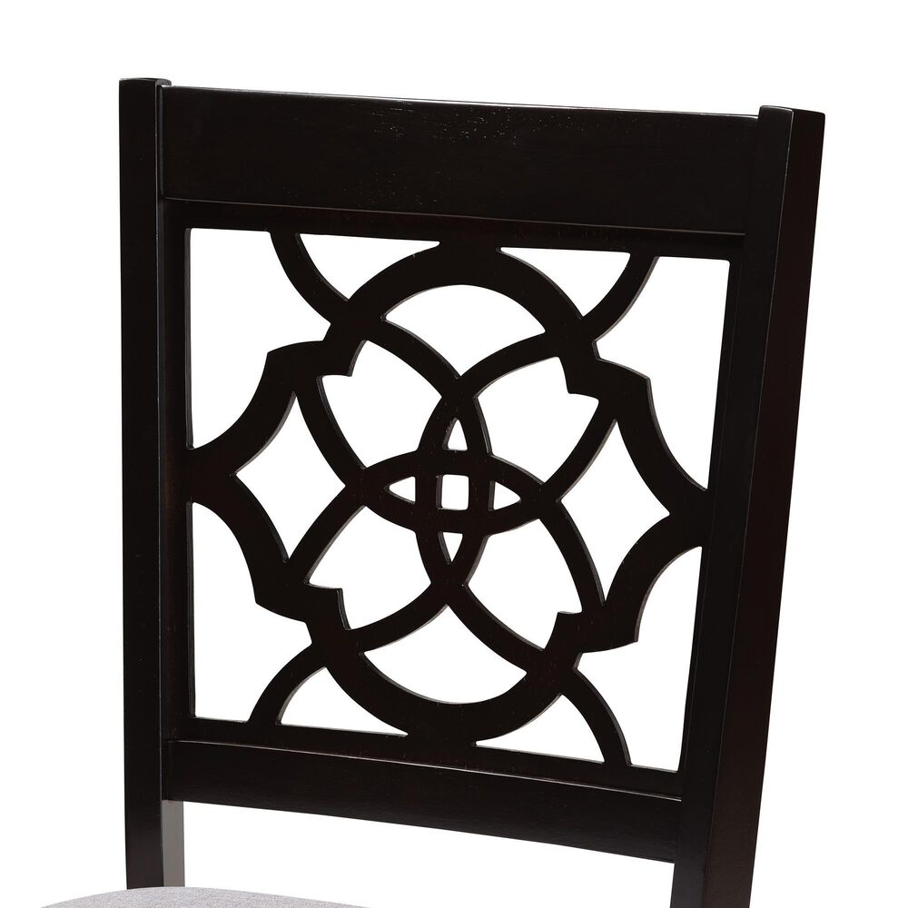 Baxton Studio Renaud Side Chair in Dark Brown (Set of 2), , large