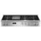 Miele 48" 6-Burner Clean Touch Steel Natural Gas Rangetop with Griddle in Stainless Steel, , large