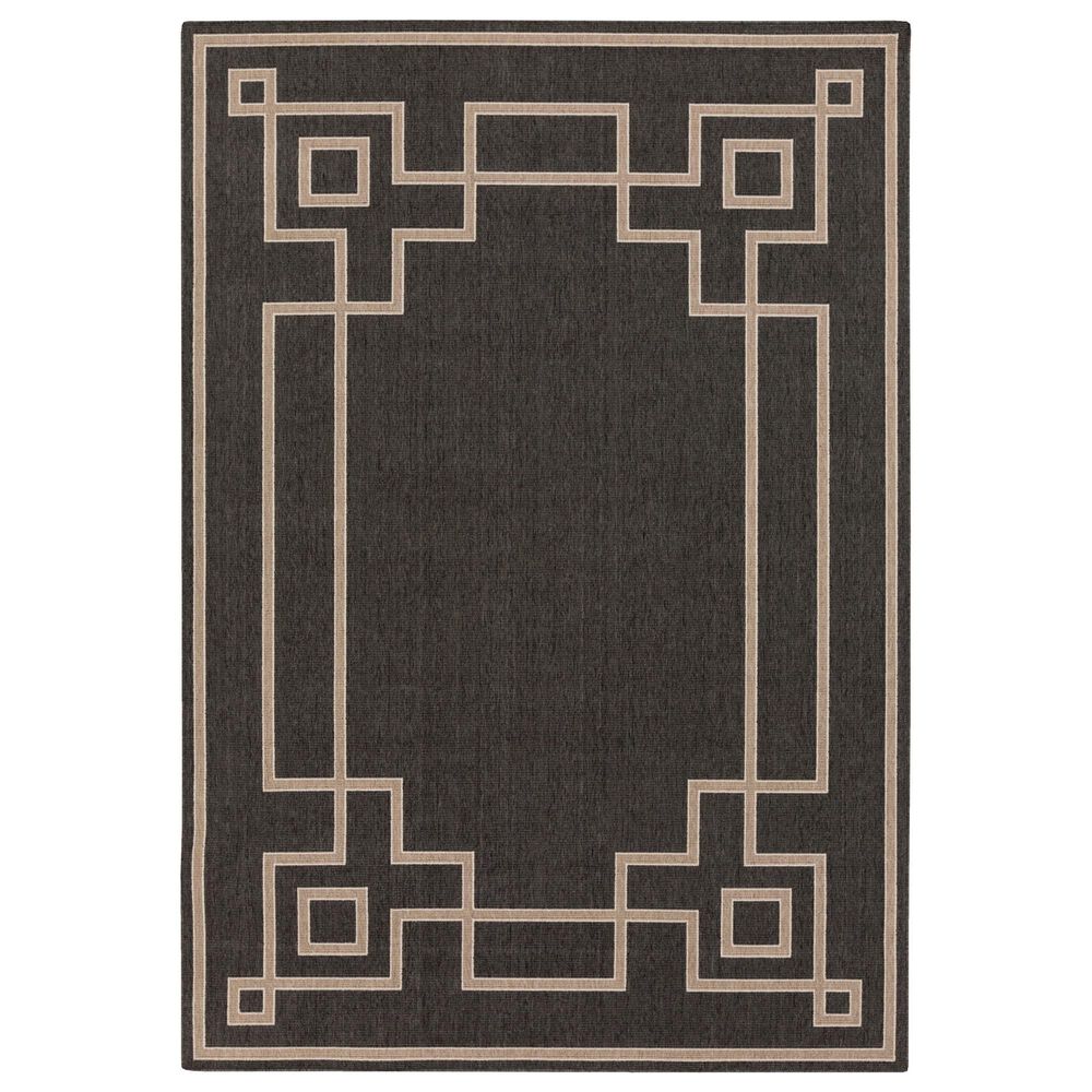 Surya Alfresco 2&#39;5&quot; x 4&#39;5&quot; Black, Brown and Beige Indoor/Outdoor Area Rug, , large