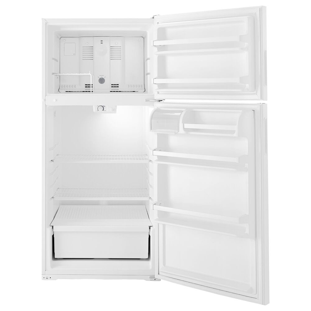 Amana 14 Cu. Ft. 28&quot; Wide Top-Freezer Refrigerator with Dairy Bin in Black, , large
