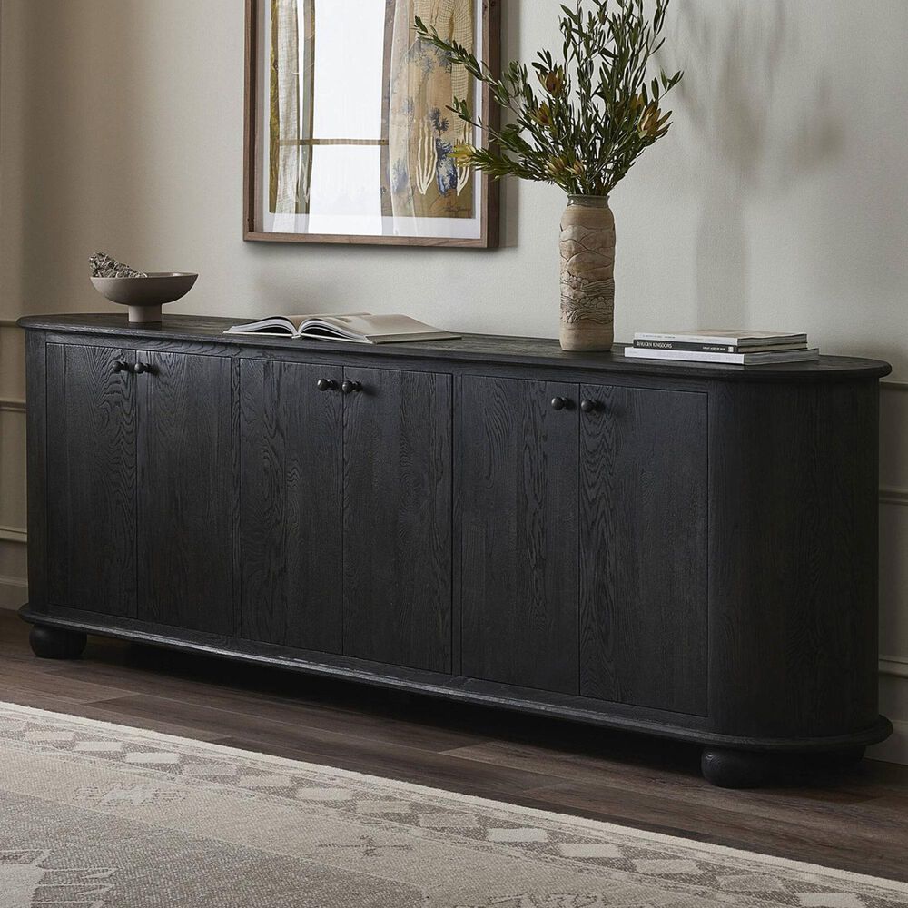Amber Lewis x Four Hands Makai 6-Door Sideboard in Black Oak, , large