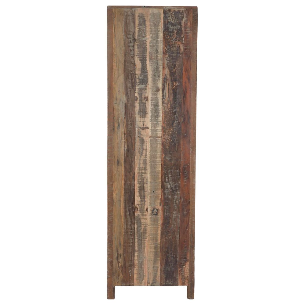 Home Trends &amp; Design Steampunk Cabinet in Brown and Gunmetal, , large