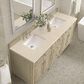James Martin Vanities Lorelai 72" Double Vanity in Whitewashed Oak with 3 cm Eternal Marfil Quartz Top, , large
