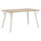 Ashley Grannen Rectangle Dining Table in White, Light Tan and Natural - Table Only, , large