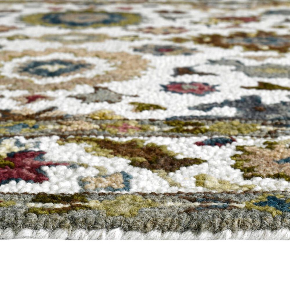 Amer Rugs Jackson JAC-1 Ivory 5' x 7'6" Area Rug, , large