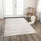 RIZZY Nova 9" x 12" Beige and Ivory Area Rug, , large