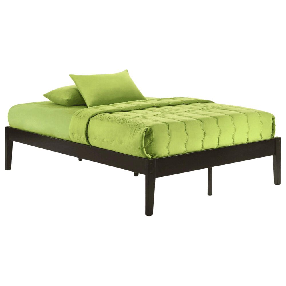 New Day Furniture Chilipepper Queen Platform Bed in Chocolate, , large
