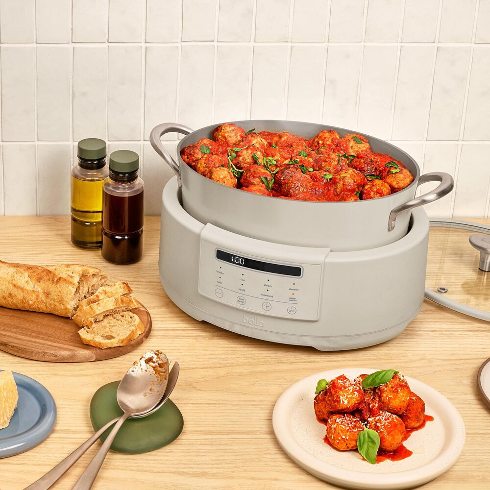 Bella 7-Quart 10-In-1 Multi-Cooker in Oatmilk, , large