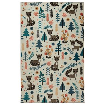 Karastan Prismatic Z0635 A238  10" x 14" Ivory Kids Area Rug, , large