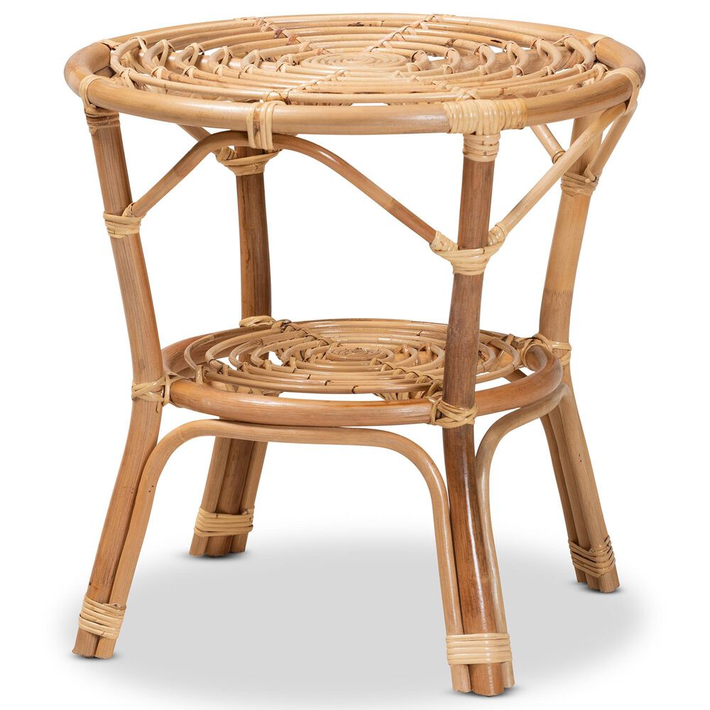 Baxton Studio Cariel Coffee Table in Natural Brown, , large