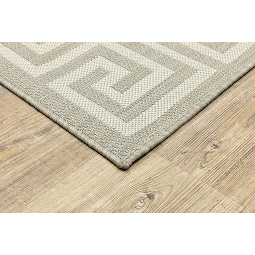 Oriental Weavers Portofino 6560D 5&#39;3&quot; x 7&#39;3&quot; Gray Area Rug, , large