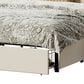 HOMLUX Queen Upholstered Platform Storage Bed in Beige, , large