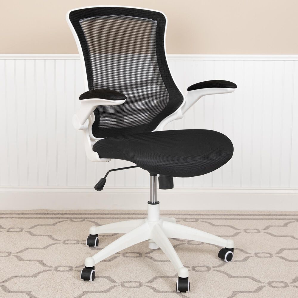 Flash Furniture Swivel Office Chair in Black, , large