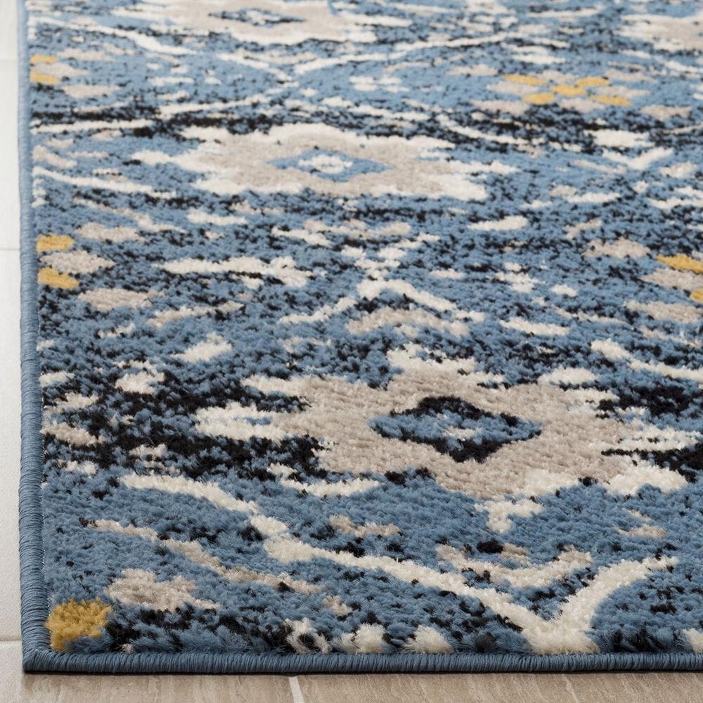 Safavieh Amsterdam AMS113M-4 4&#39; x 6&#39; Blue/Creme Area Rug, , large
