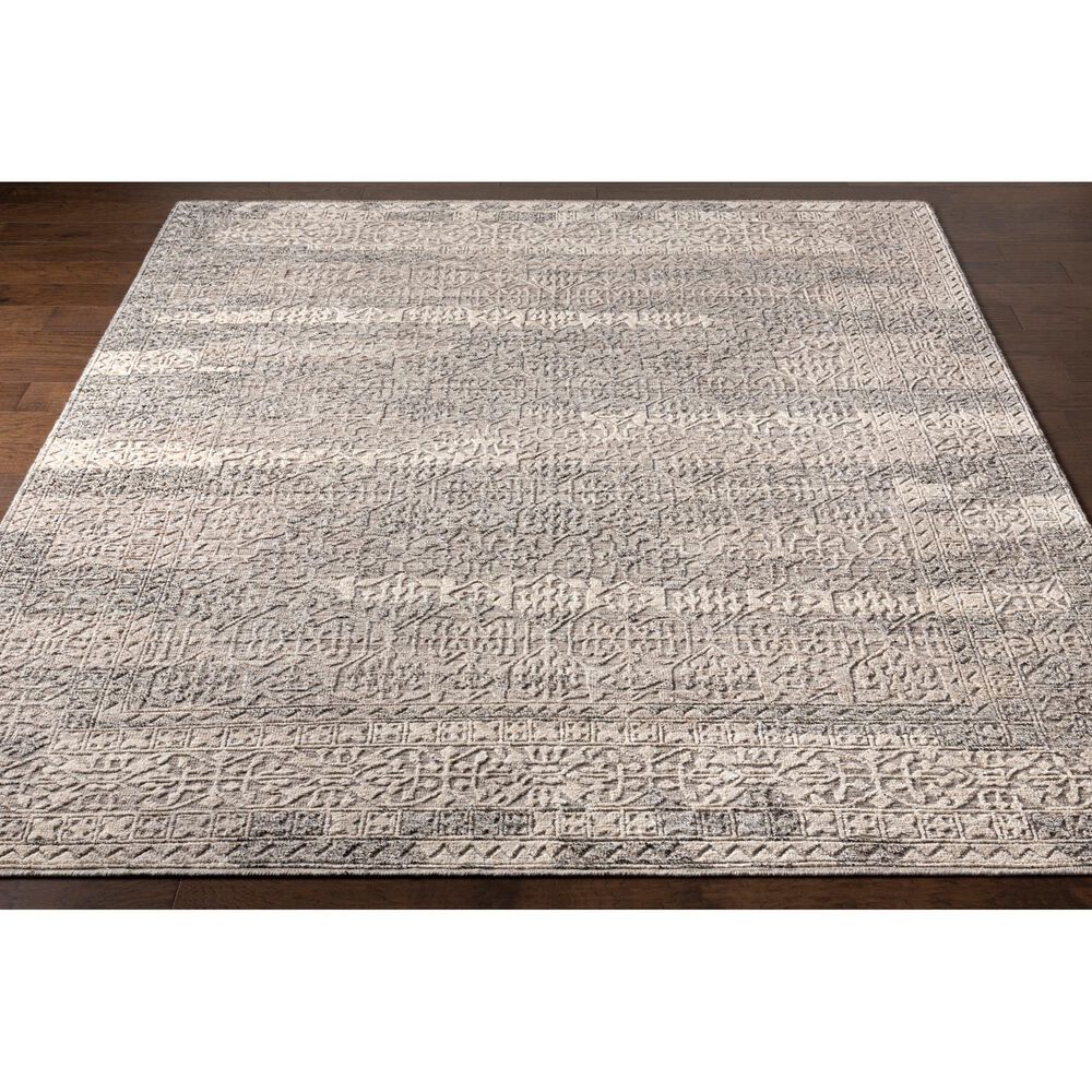 Surya Tunus 8&#39; x 11&#39; Medium Gray, Charcoal and Cream Area Rug, , large