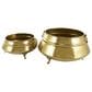 Maple and Jade Hammered Pot Indoor/Outdoor Planter in Gold (Set of 2), , large