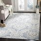 Safavieh Micro-Loop MLP512M 4" x 6" Blue and Ivory Area Rug, , large