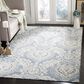 Safavieh Micro-Loop MLP512M 4" x 6" Blue and Ivory Area Rug, , large