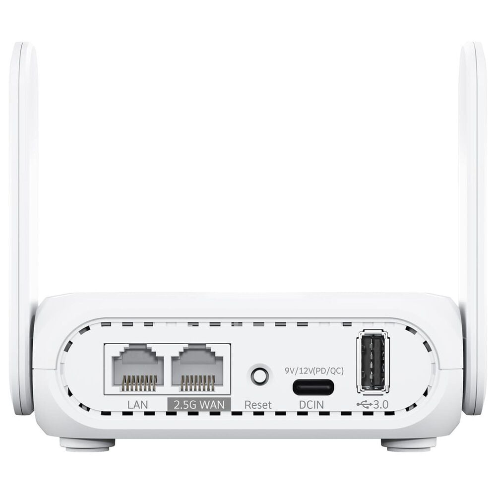 ASUS Go Dual-Band WiFi 7 Travel Router in White, , large