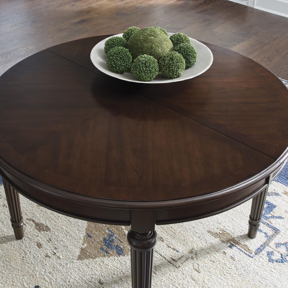 Ashley Lavinton Oval Dining Table in Cherry Brown - Table Only, , large