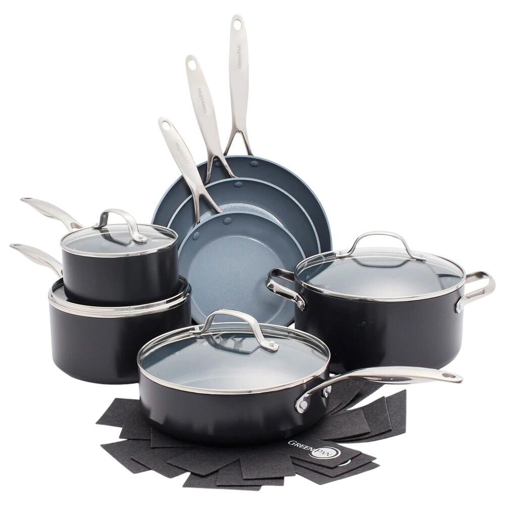 Green Pan Valencia Pro 11-Piece Nonstick Cookware Set in Grey, , large