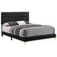 Pacific Landing Kendall King Bed in Black and Gold, , large
