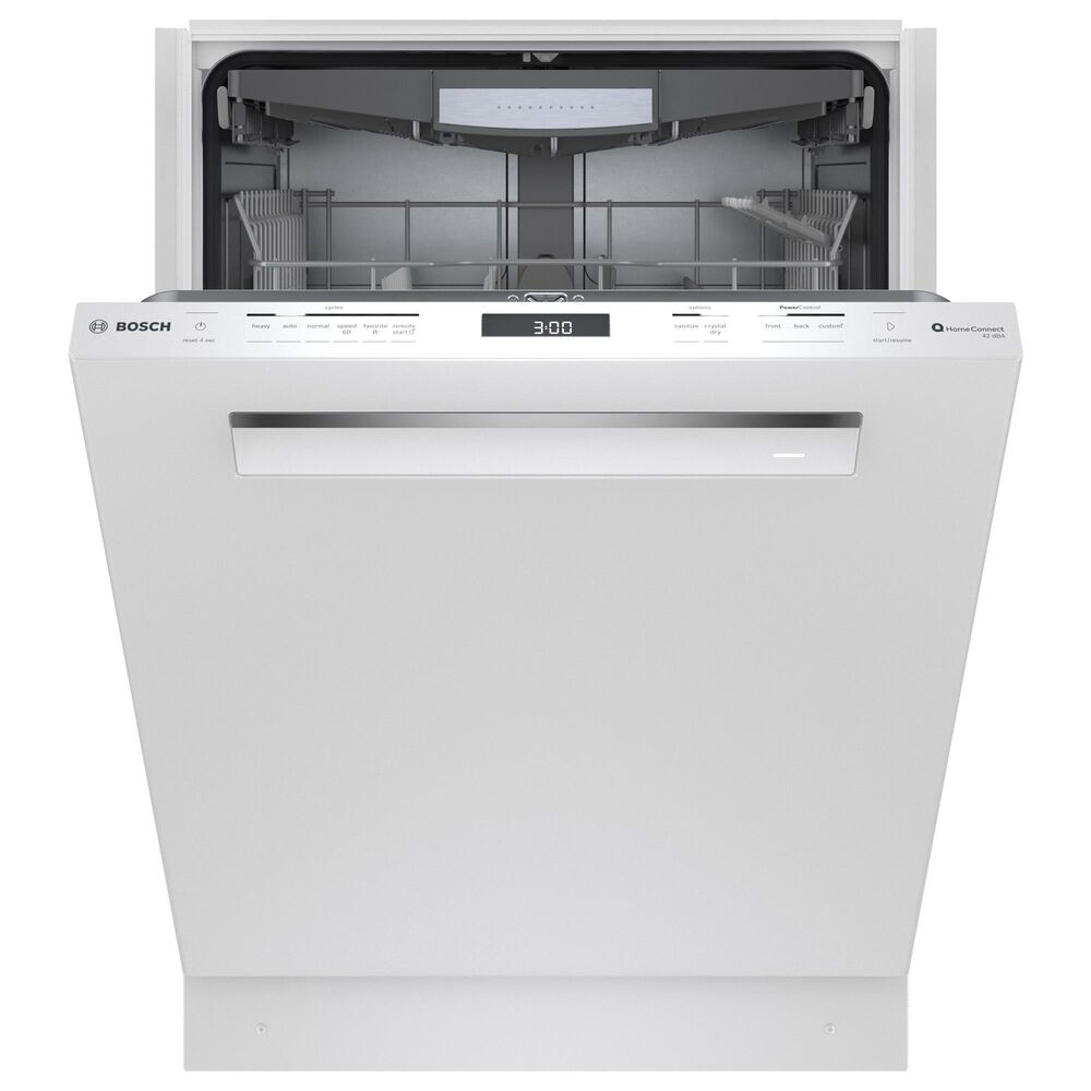 Bosch 800 Series 24&quot; Built In Dishwasher in White, , large