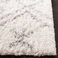 Safavieh Parma Shag PMA583A 2" x 3" Cream and Grey Area Rug, , large