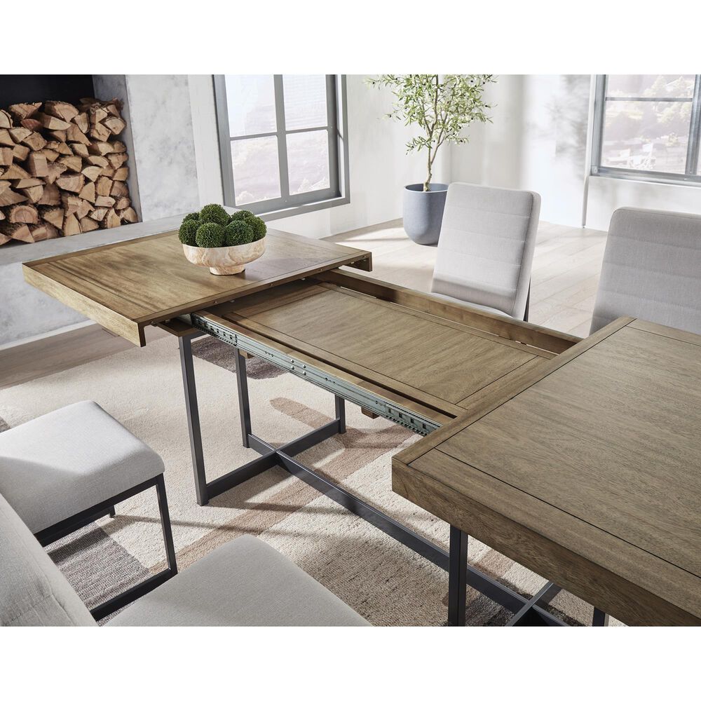 Ashley Tomtyn 7-Piece Dining Set in Light Brown and Gray, , large
