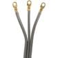 Electric Dryer Duct Kit with 3-Wire Cord, 8" Hybrid Vent Duct and Clamps in Black and Silver, , large
