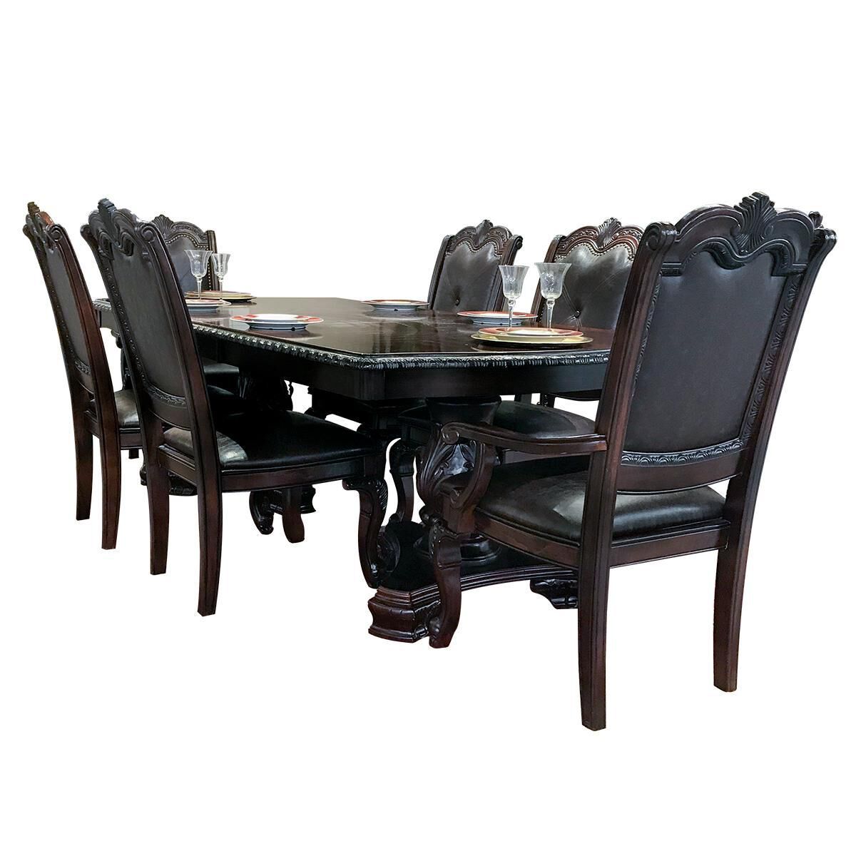 7 piece sale pedestal dining set
