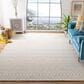 Safavieh Micro-Loop 9" x 12" Aqua and Ivory Area Rug, , large
