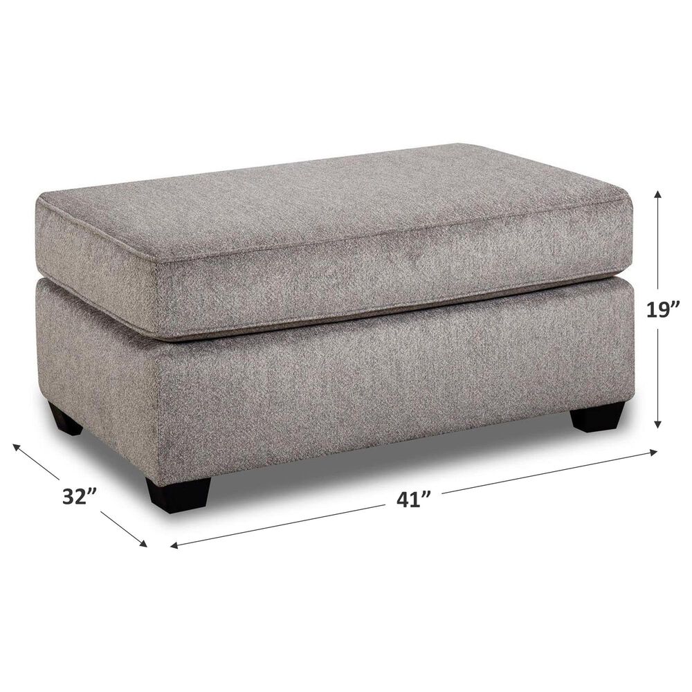 37B St. Charles Ottoman in Granite, , large