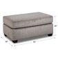 37B St. Charles Ottoman in Granite, , large