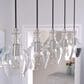 Hunter Maple Park 5-Light Linear Cluster in Brushed Nickel, , large