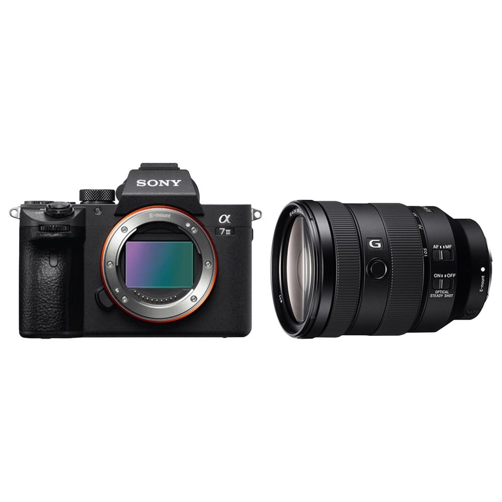 Sony A7 III Full Frame Mirrorless Camera with FE 24-105mm F/4 G OSS Lens