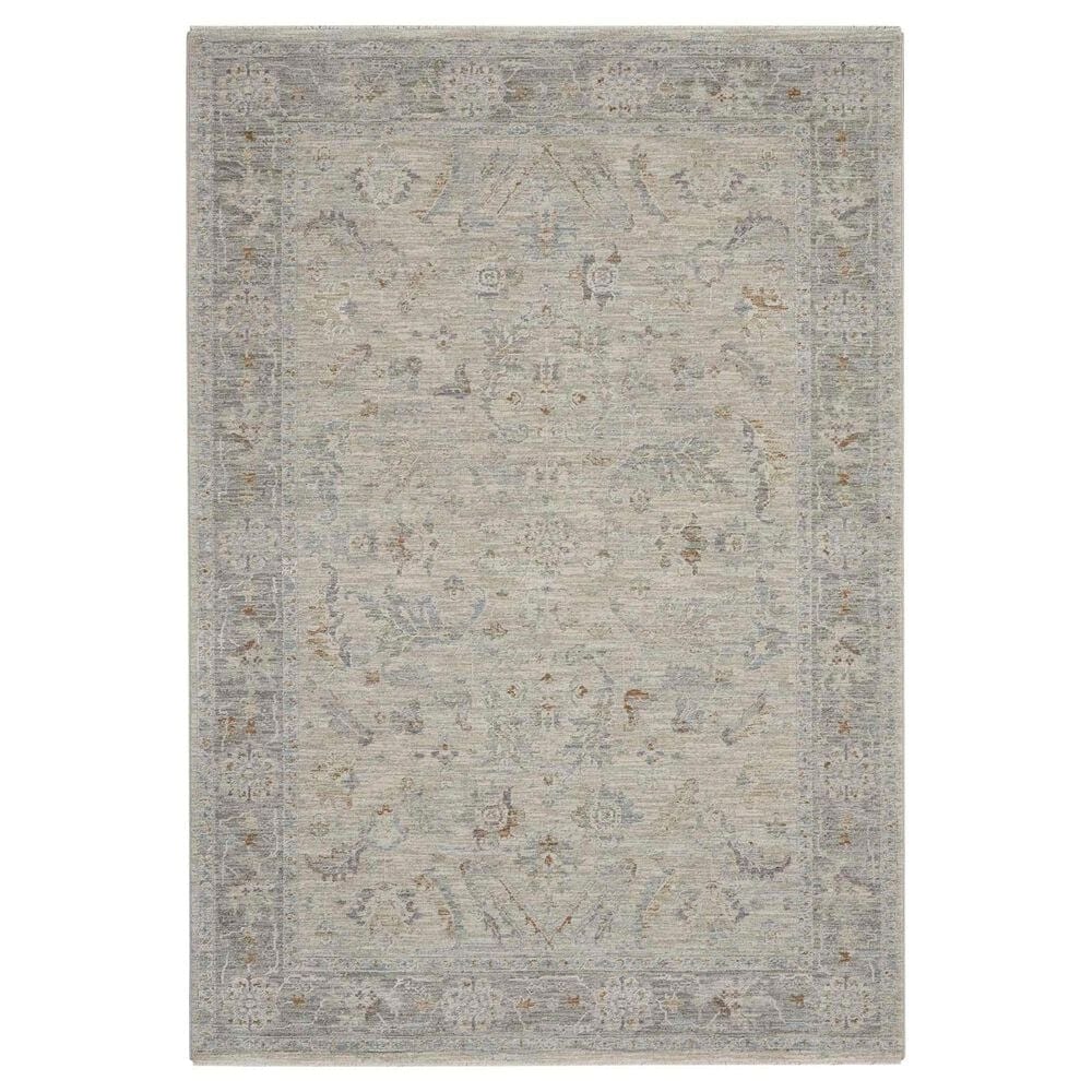 Nourison Infinite 3"11" x 5"11" Light Grey Area Rug, , large
