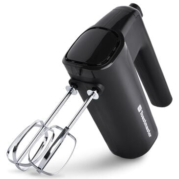 Toastmaster 5-Speed Hand Mixer in Black and Chrome, , large