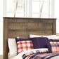 Ashley Trinell 4-Piece Full Bedroom Set in Brown, , large