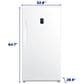 Element 17 Cu. Ft. Upright Convertible Freezer in White, , large
