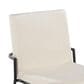 LumiSource Dutchess Side Chair with Cream Velvet Cushion in Black (Set of 2), , large