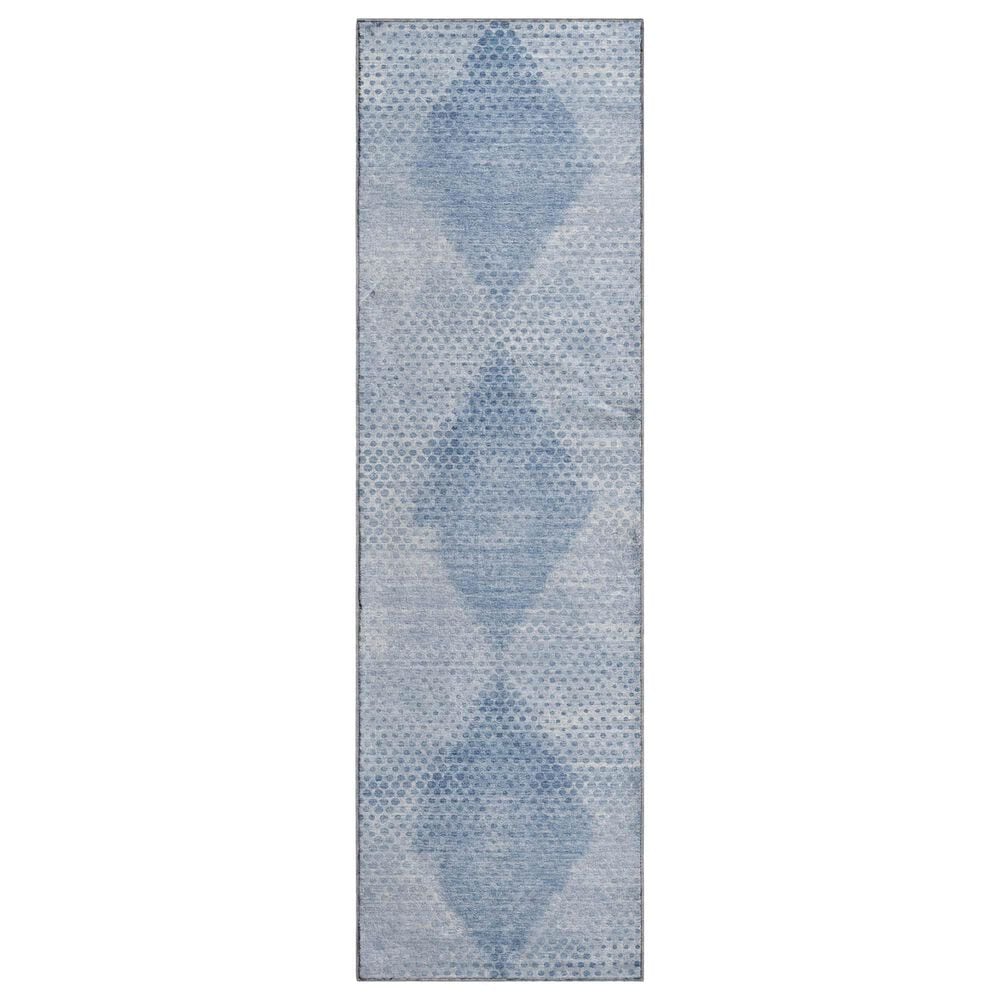 Dalyn Rug Company Trevi TV4 2"3" x 7"6" Blue Runner, , large