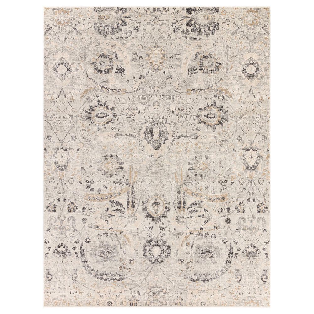 Surya Indigo 4"2" x 5"7" Charcoal, Mustard, Black, Beige, Gray and Off-White Area Rug, , large