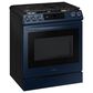 Samsung Bespoke Smart Slide-in Gas Range 6.0 cu. ft. w/ Smart Dial, Air Fry & Wi-Fi in Navy Steel, , large