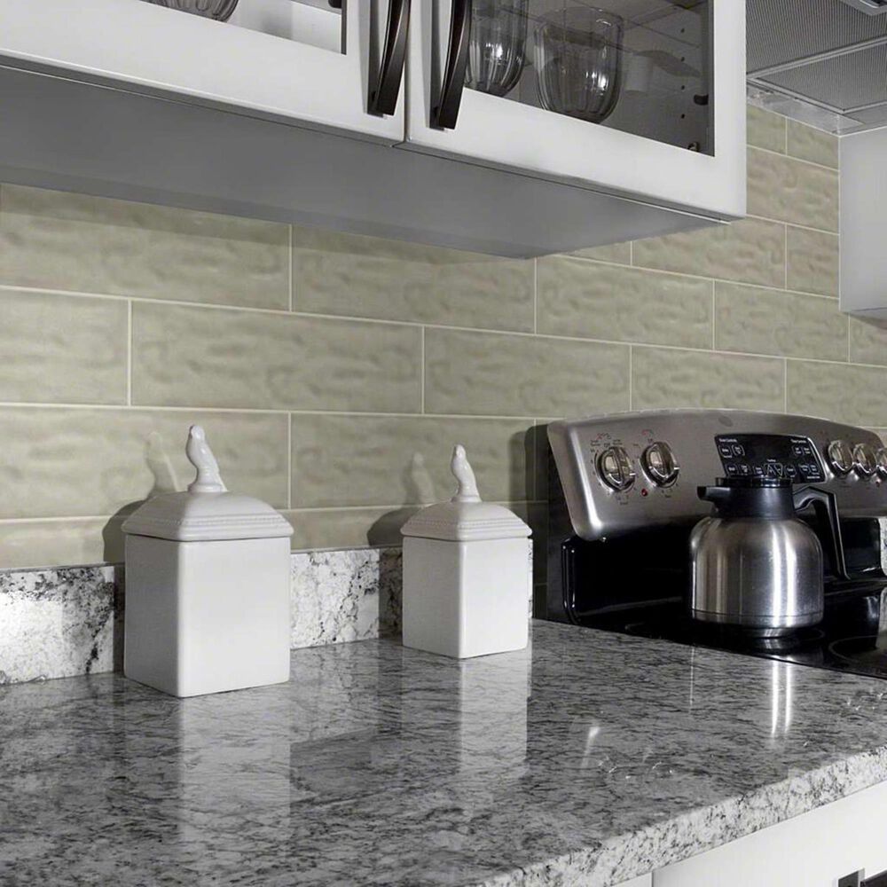 Shaw Geoscape Taupe 4&quot; x 16&quot; Ceramic Wall Tile, , large