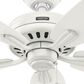 Hunter Newsome 52" Ceiling Fan in Fresh White, , large