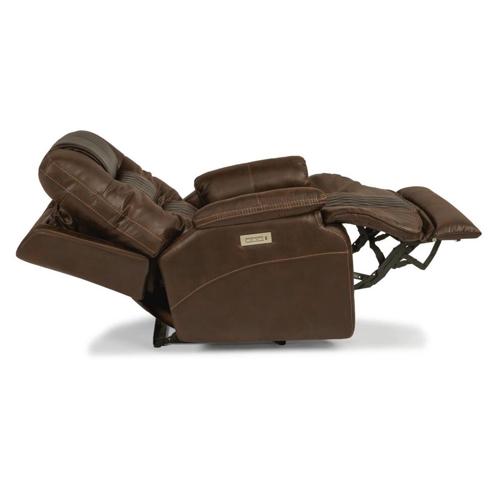 Flexsteel Dakota Power Recliner in Brown, , large