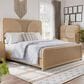 Furniture of America Tangentry King Panel Bed in Natural, , large